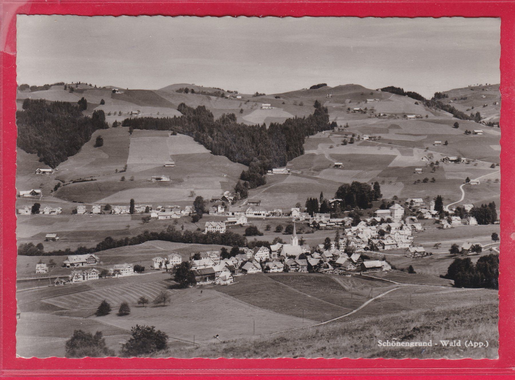 Ansichtskarten: SCHÖNENGRUND - WALD (APP.), 16.8.1968 – Gebraucht aus Oberrieden von Gebirgsstelze