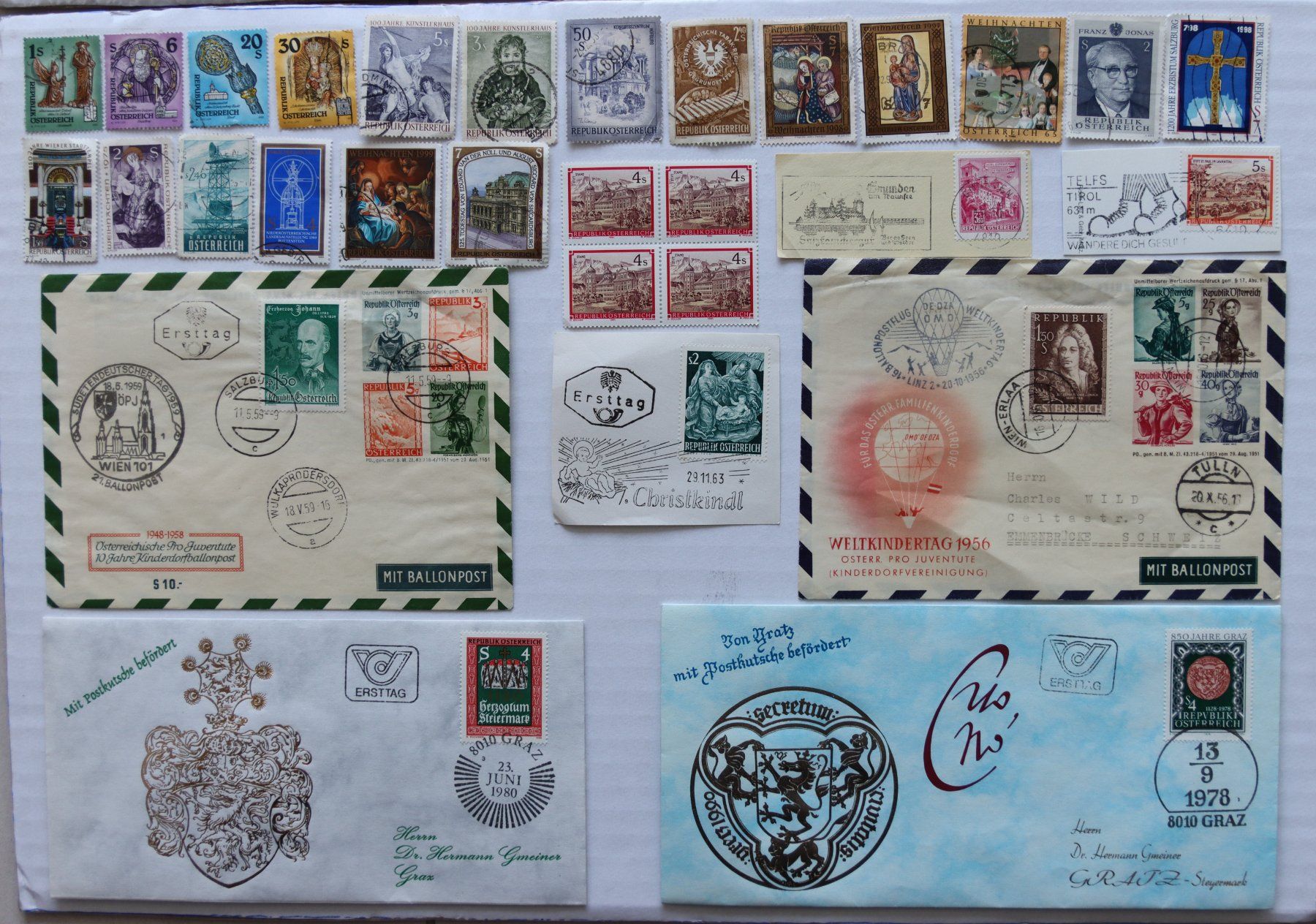 Tutti i francobolli: Briefmarken Österreich – Usato da Oberentfelden venduto da lakipul 2