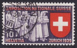 SBK-Nr. 222 (Berufszweige Französisch 1939) gestempelt
