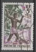 Tutti i francobolli: POLYNESIE FRANCAISE : JUNGER JÄGER MIT BOOT    (22 – Usato da Ruggell venduto da Masescha