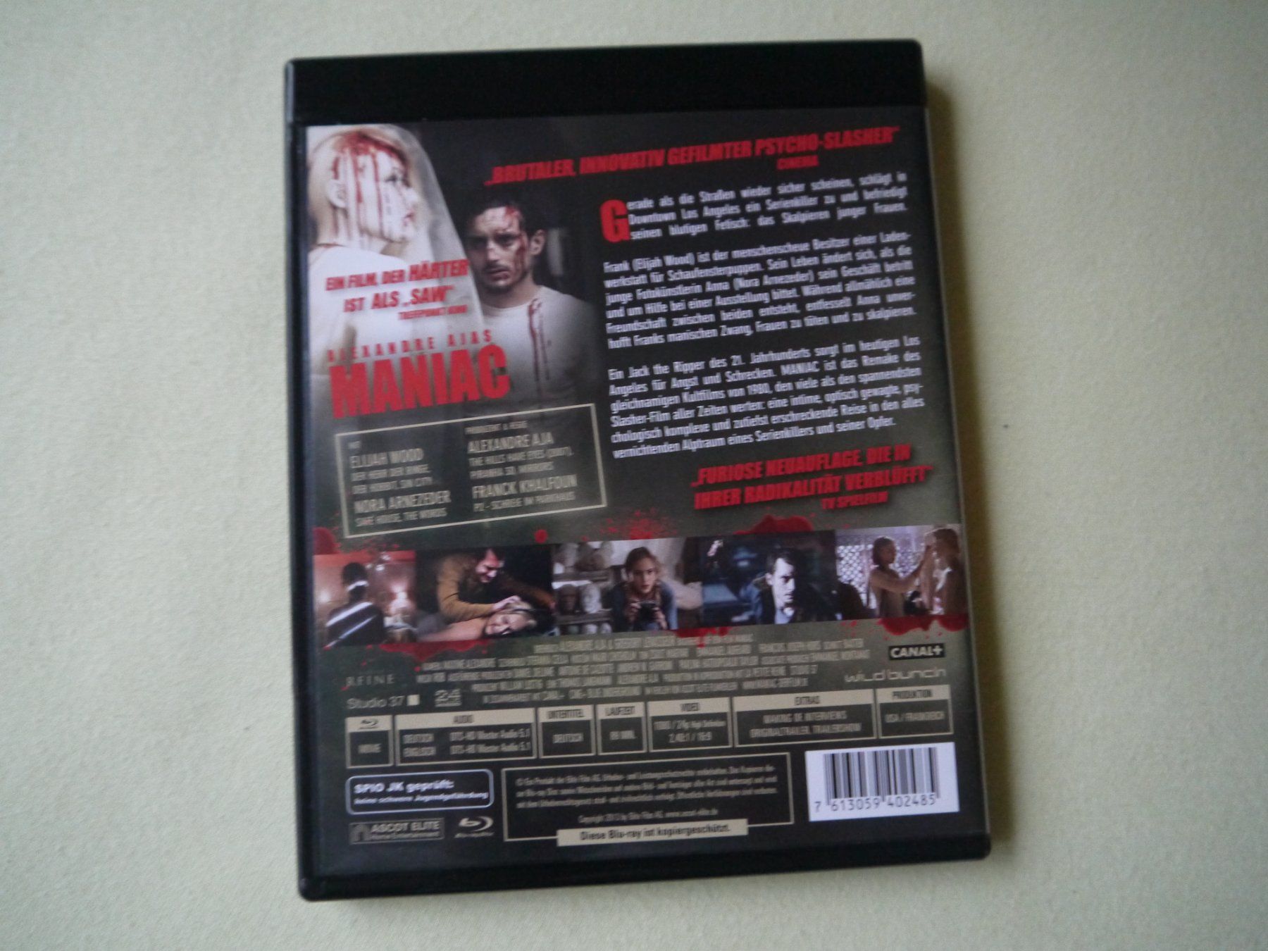 Tutti i DVDs: MANIAC(2012) uncut version – Usato da Hagendorn venduto da Blaf 1