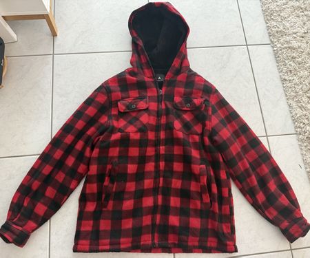 Lässige Karo Jacke L
