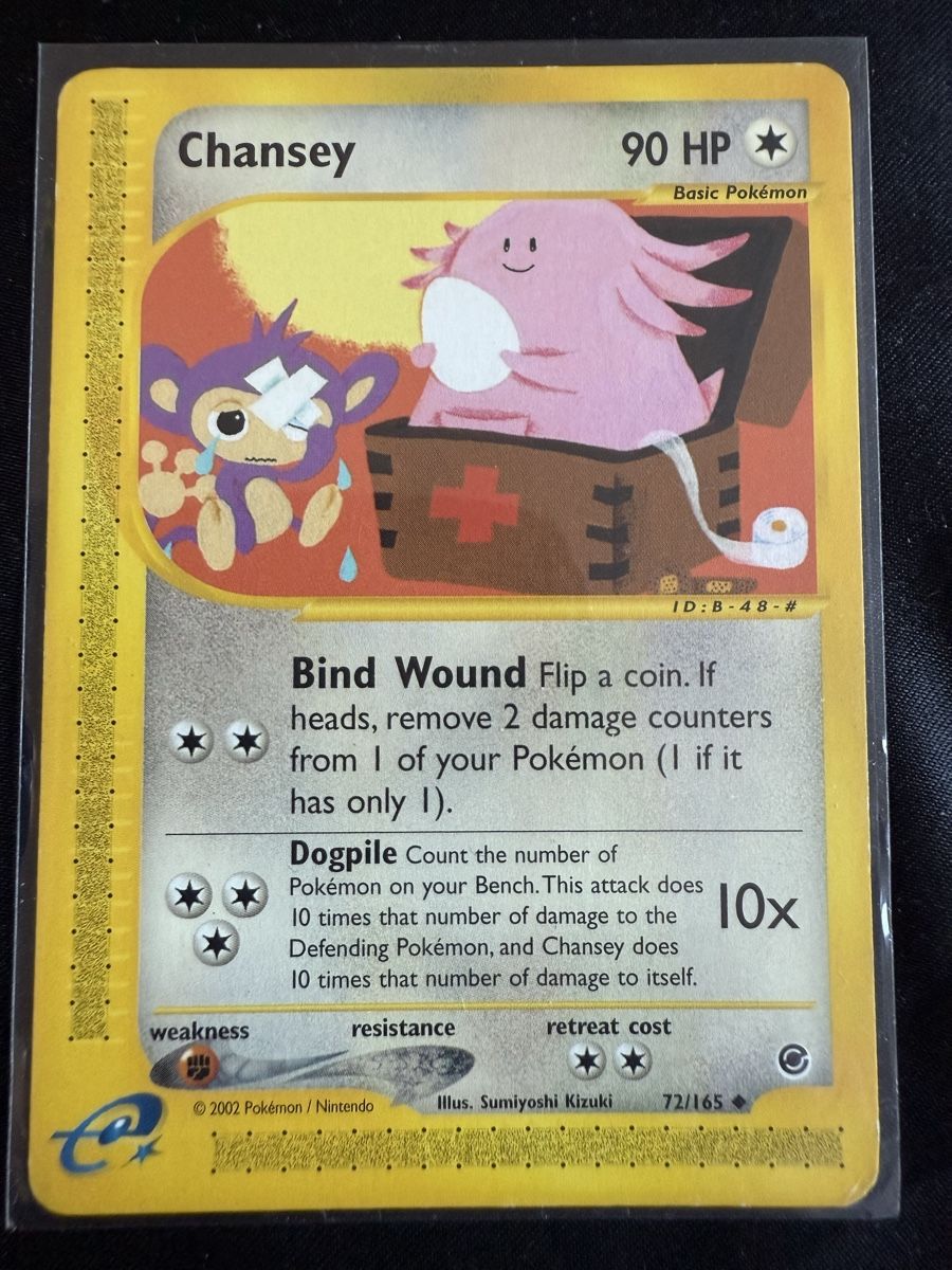 Pokémon Carte collezionabili: Chansey Pokemon Expedition - 72/165 – Usato da Winterthur venduto da SiddyPokemon