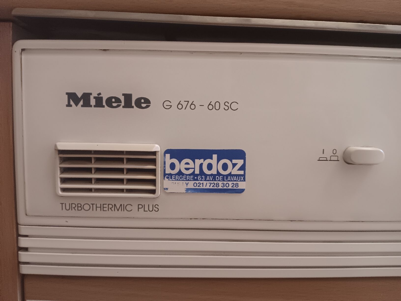 Geschirrspüler: lave-vaiselle Miele – Gebraucht aus Lausanne von Grabock 4