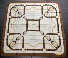 Cartier Seidentuch / Foulard en soie  85 x 85 cm