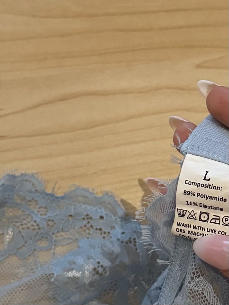 Altra biancheria intima: Spitzen BH, Grösse L, hellblau – Nuovo (secondo la descrizione) da Tuggen venduto da jess_gls06 1