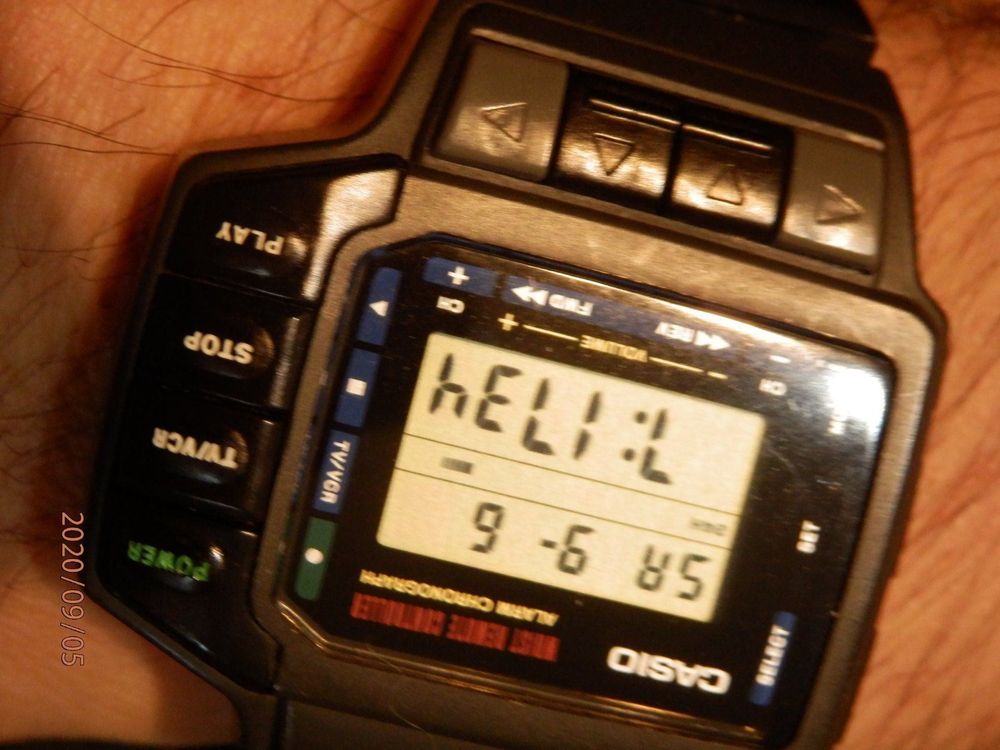 Montre casio telecommande discount tv