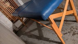 Massagetisch robust aus Echtleder
