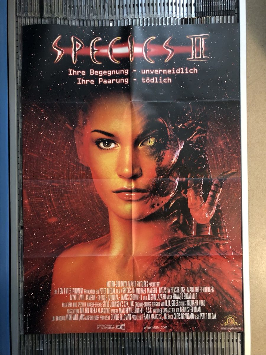 Foto & Immagini: SPECIES 2 ORIGINAL FILMPOSTER  1998 A1 – Nuovo (secondo la descrizione) da Lausen venduto da Indexvision