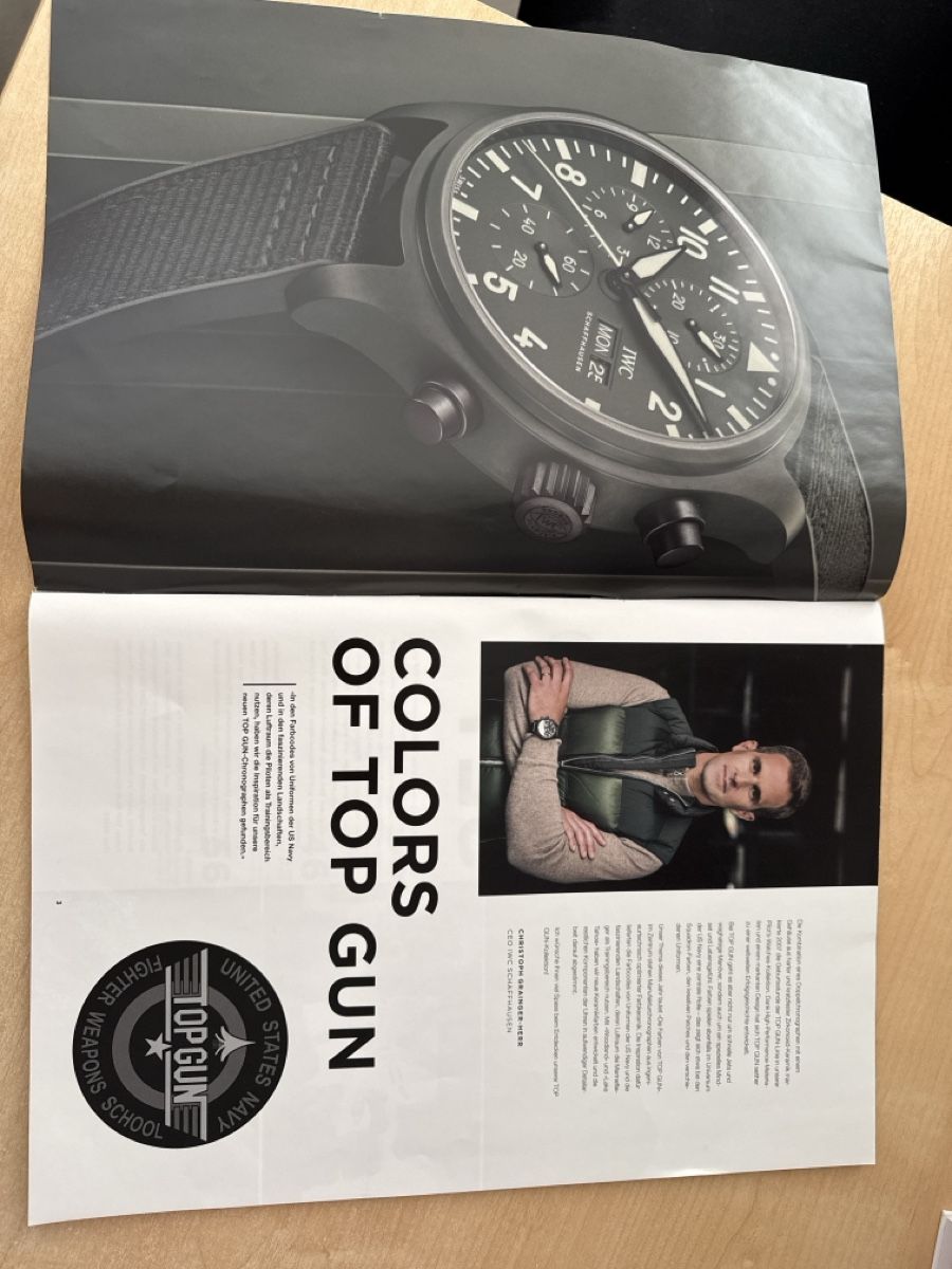 IWC Documenti: IWC Werbung Top Gun – Usato da Samstagern venduto da Xaver5 1