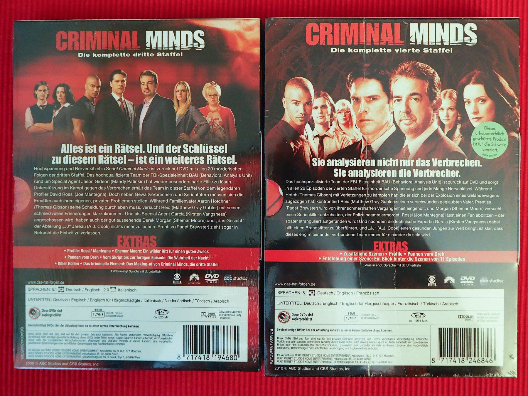 Tutti i DVDs: Criminal Minds / Staffel 1 - 11 – Usato da Chur venduto da dluli 2