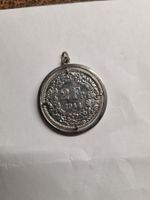 2 Fr. 1944 Silbermünz Anhänger - Sammlerstück! Sehr schön