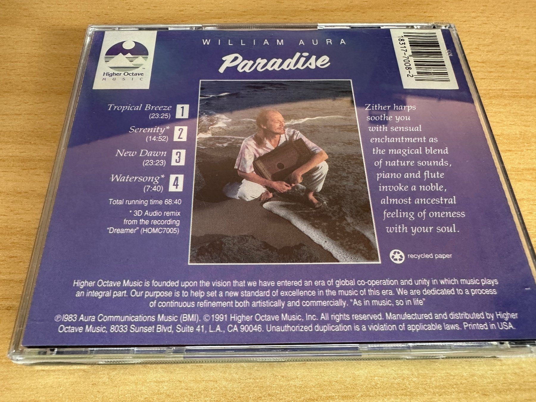 CD: William Aura – Paradise – Usato da Rikon im Tösstal venduto da Alpenmutz 1