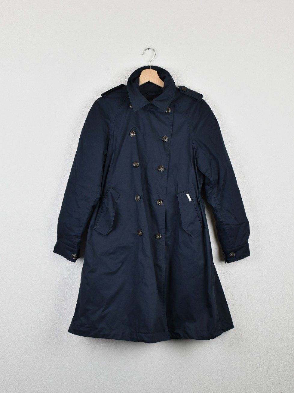 Woolrich Mäntel: Woolrich Parka / Trenchcoat, blau, Gr.S – Gebraucht aus Nürensdorf von 2ND_STORY