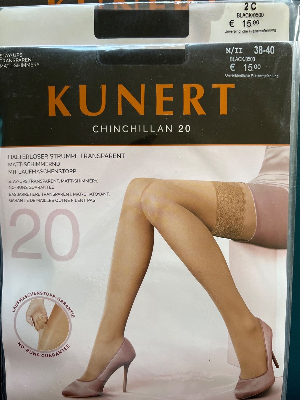 Kunert Calze & Collant: Strümpfe Chinchillan 20D / 25 Fr. – Nuovo e nell'imballaggio originale da Zumikon venduto da DamenFashionShop 6