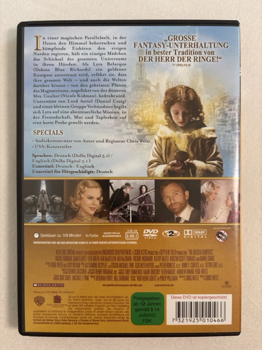 Tutti i DVDs: DVD - Der Goldene Kompass – Usato da Walenstadt venduto da feh_t89n 1