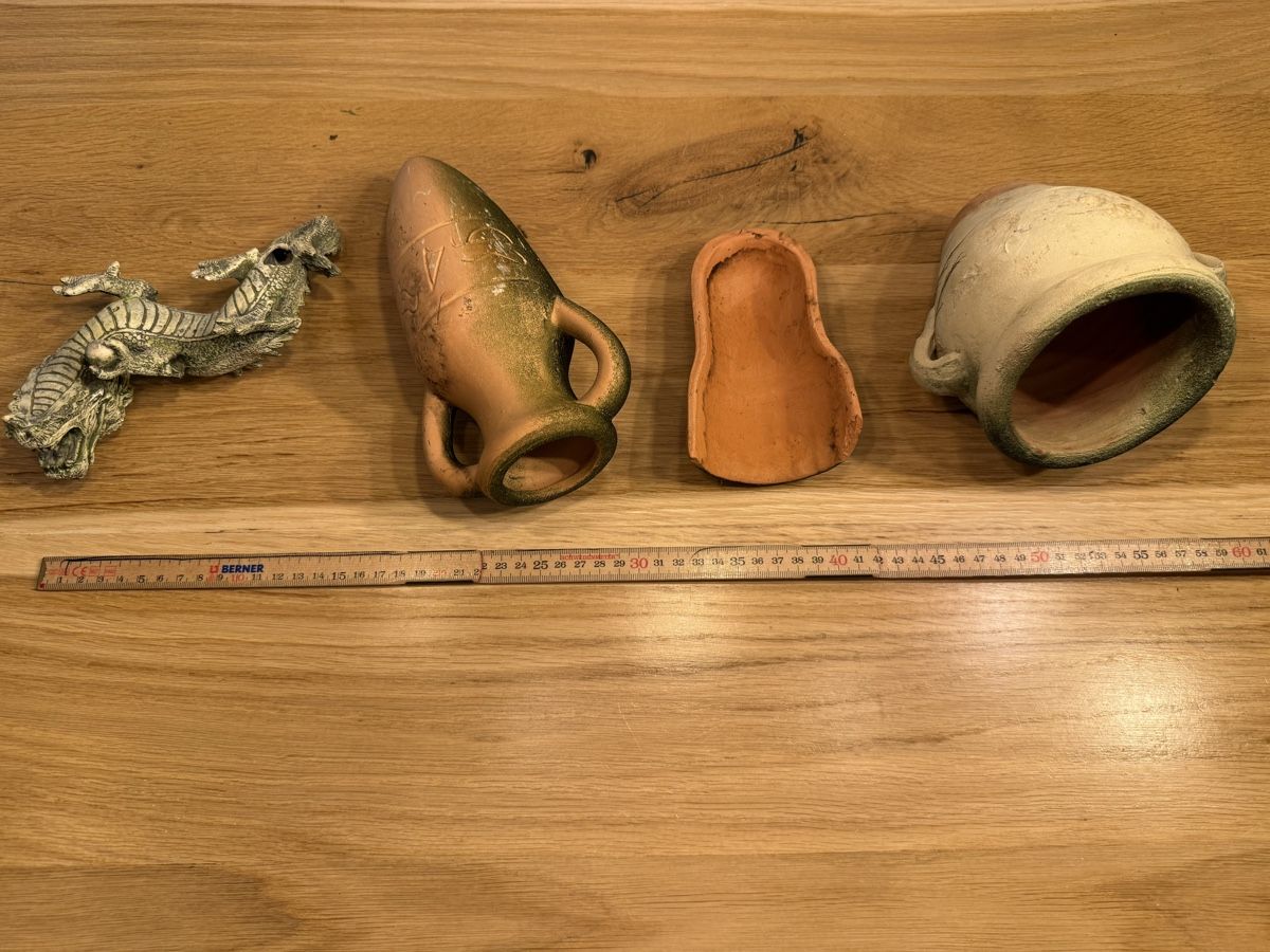 Tutte le decorazioni: Aquarium Deko Paket ab 1.- – Usato da Diegten venduto da Guettler01 1