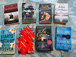 Englische Bücher, 1 CHF pro Buch