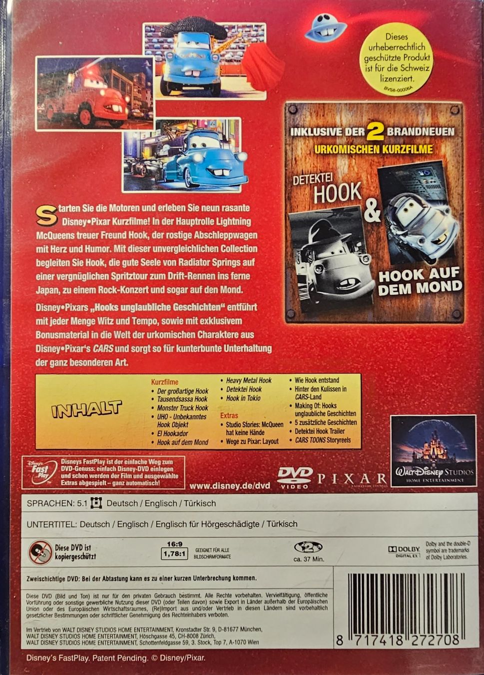 Alle DVDs: Hooks unglaubliche Geschichte – Gebraucht aus Wahlen b. Laufen von Cg10 1