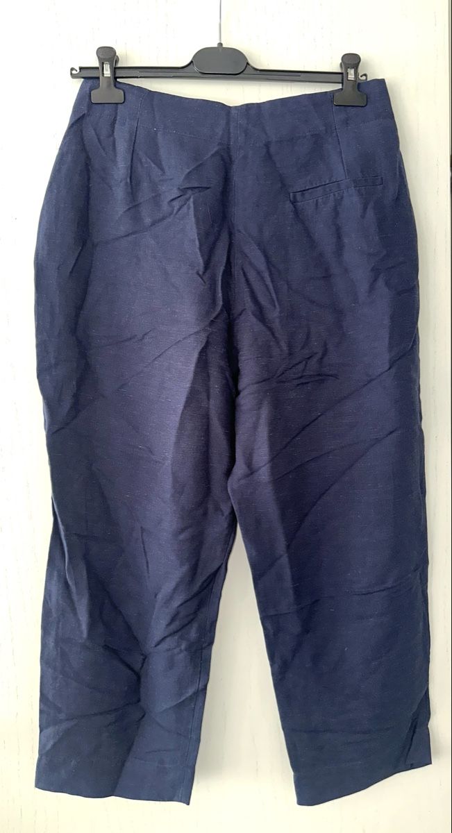 Sandro Pantaloni: SANDRO HOSE GR. 38 (FR 42) Leinen – Usato da Unteraegeri venduto da MH203 1