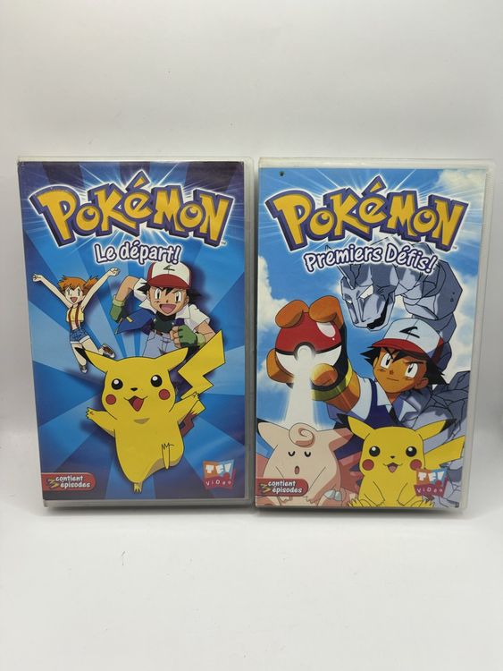 Pokémon Volume 1 : Le Départ - Version VHS Collector - Premières Aventures De Sacha Et Pikachu