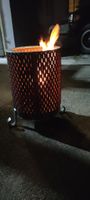 Feuerkorb / Feuersaeule aus Metall - neu 