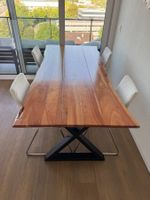 Esstisch Akazienholz massiv 200 × 90 cm