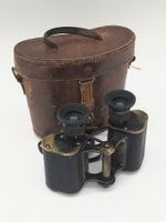 Antike Feldstecher Carl Zeiss Jena mit Lederetui 8-fach