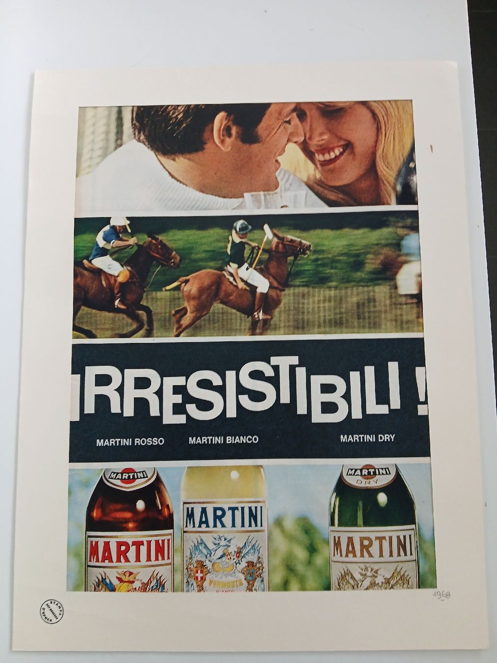 Foto & Immagini: Poster Vintage Martini du 1968 – Usato da Genève venduto da montefrance
