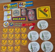 Autocollants vintage bière et apéro
