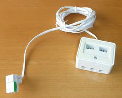 Telefonkabel mit Verteilbox + Mehrfachanschlüssen 2.9 m lang