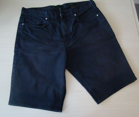 H&M Herren Sommer Shorts, dunkelblau, Grösse 30, Slim Fit