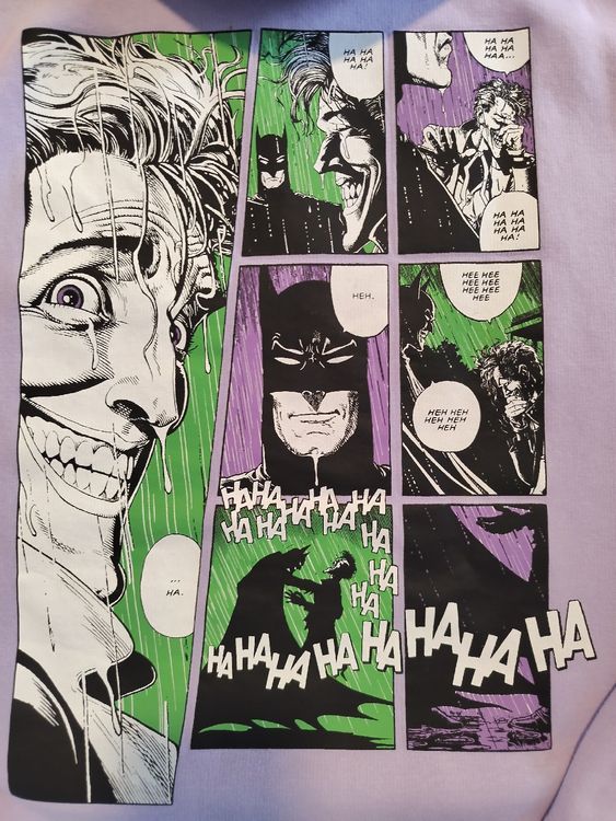 H&M Maglioni & Felpe: H&M Batman Hoodie Gr. XXL Lila Comic Top Zustand! – Usato da Mumpf venduto da Roxy_Piercing 4
