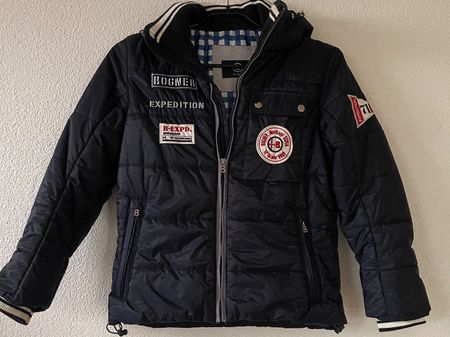 BOGNER M L XL Neu /NP520CHF Jacke Schwarz Daunenjacke