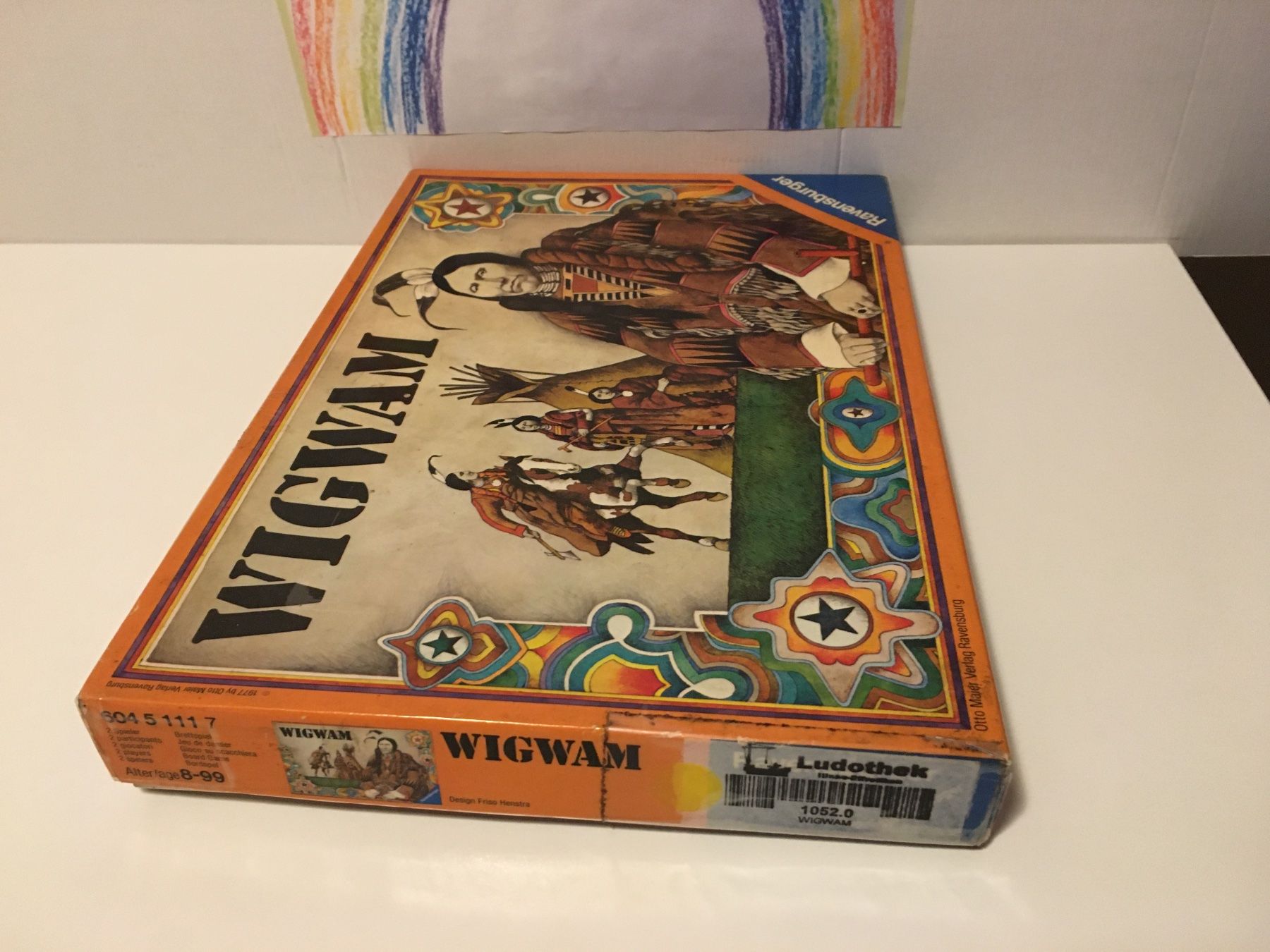 Ravensburger Giochi: WIGWAM - Spiel von Ravensburger - 1977 – Usato da Andwil SG venduto da Rainboli 1