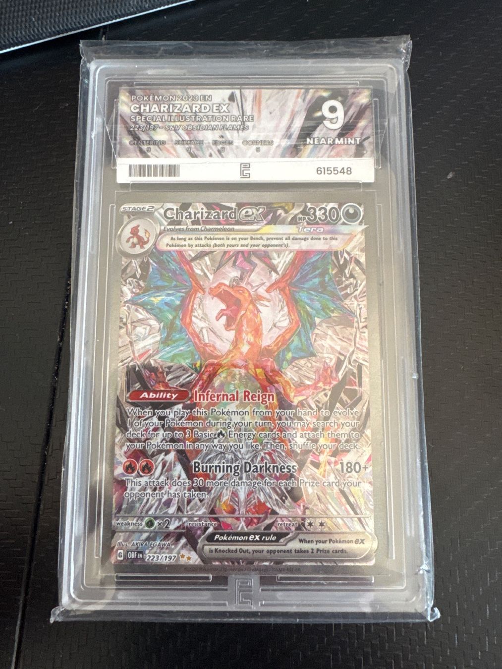 Pokémon Sammelbilder & Trading cards: Charizard ex Obsidian Flames 223/197 Pure Grading 9 – Gebraucht aus Bern von Lorenzo3027
