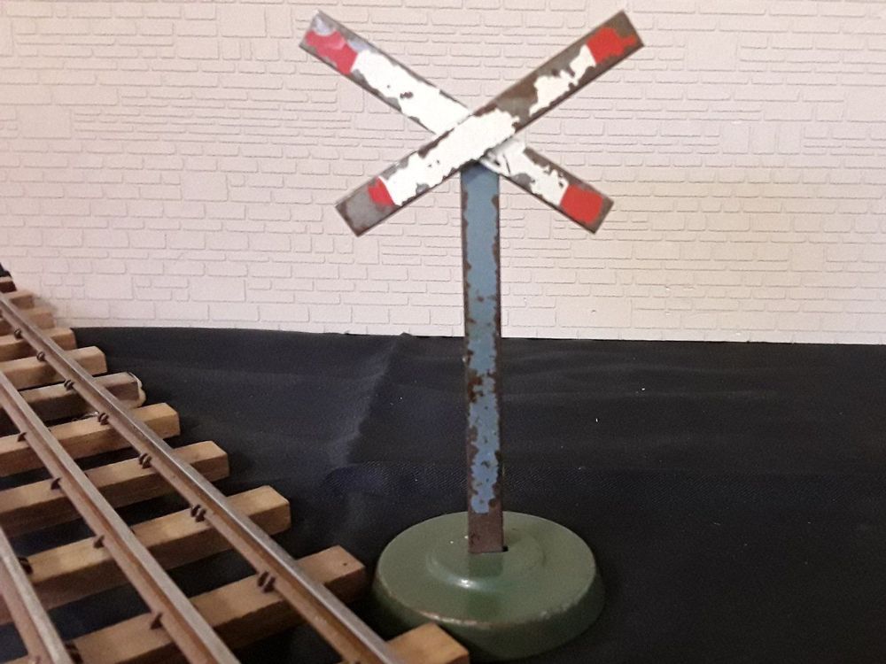 Bausatz Andreaskreuz Mit Blinklicht Spur 1 - Modellbahn Zubehör 1:32-1:35