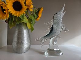 Unikat Glasfigur Schwertfisch - Original Murano