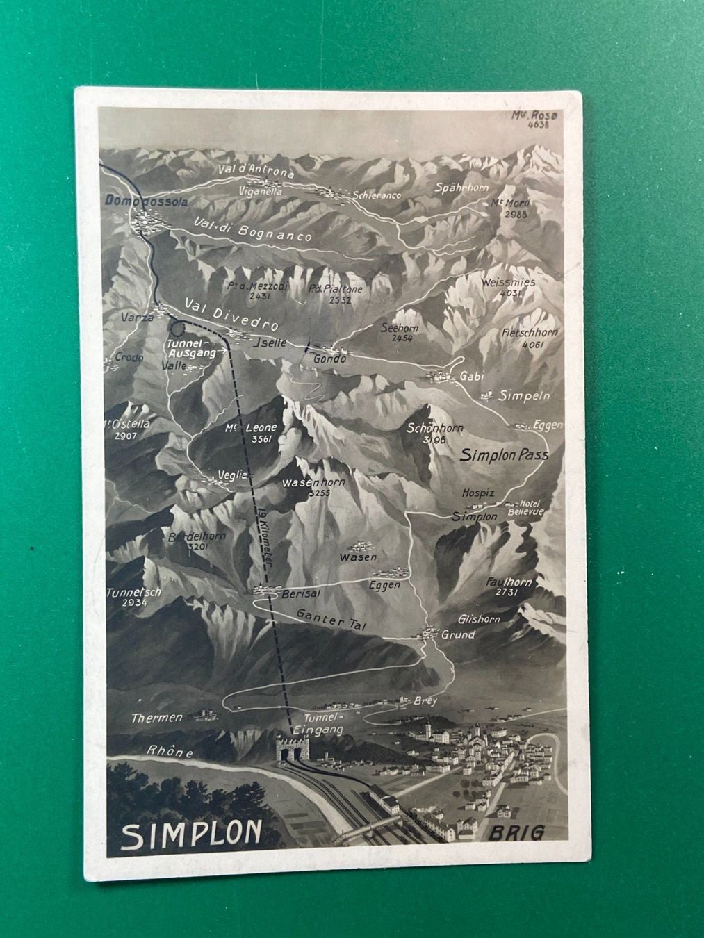 Ansichtskarten: Simplon - Panorama – Gebraucht aus Steg VS von _vinci_