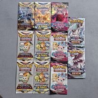 Pokémon 11 Packs Scellés EN – Fusion Strike / Chilling Reign