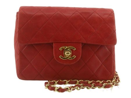 Chanel Vintage Single Flap Bag Rot