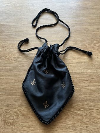 Hübscher Beutel / Mittelalter Tasche / Fleur de Lys