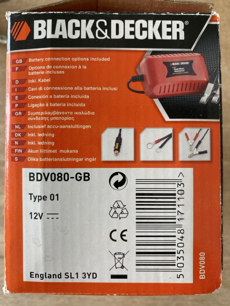 Caricabatterie: Black&Decker Batterieladegerät BDV080 – Usato da Auw venduto da Himi75 4