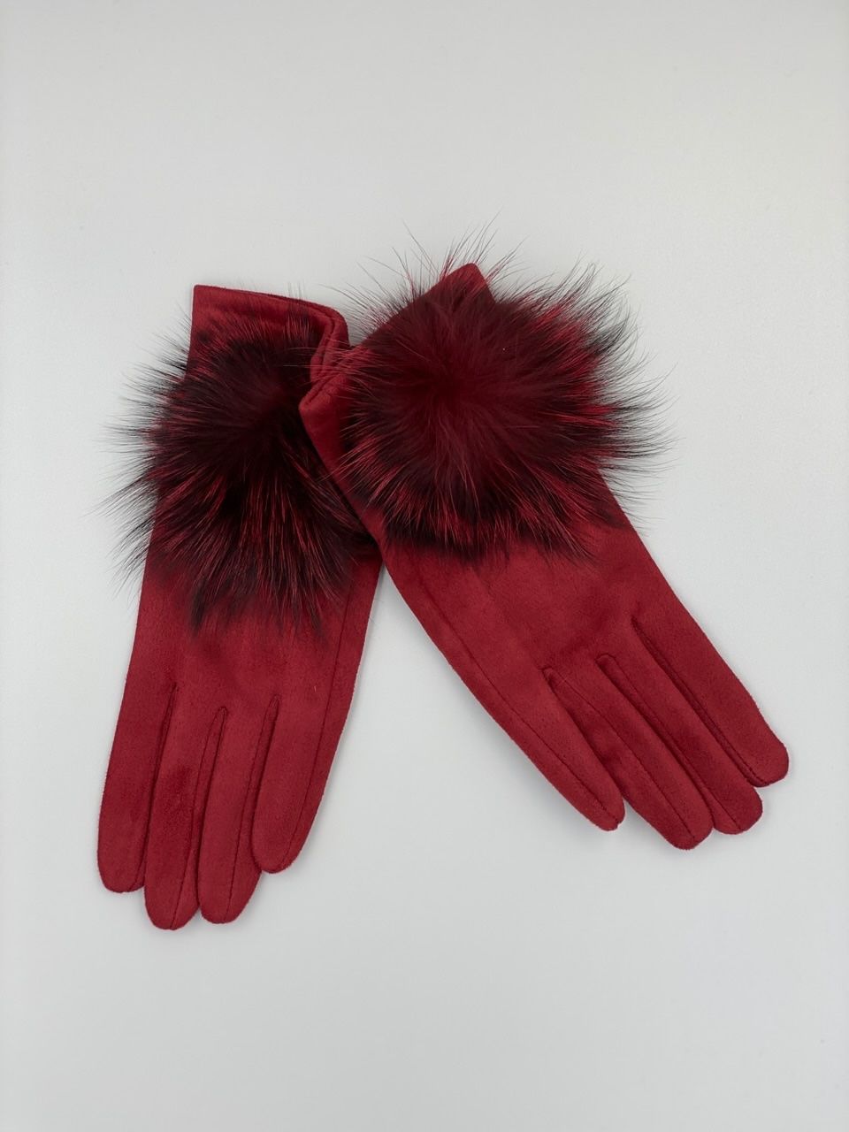 Guanti & manicotti: Handschuh mit Pompon "Rot" – Nuovo e nell'imballaggio originale da Bülach venduto da DuffyFashionAvenue 3