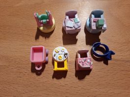 Polly Pocket 7 Stück Einzelteile