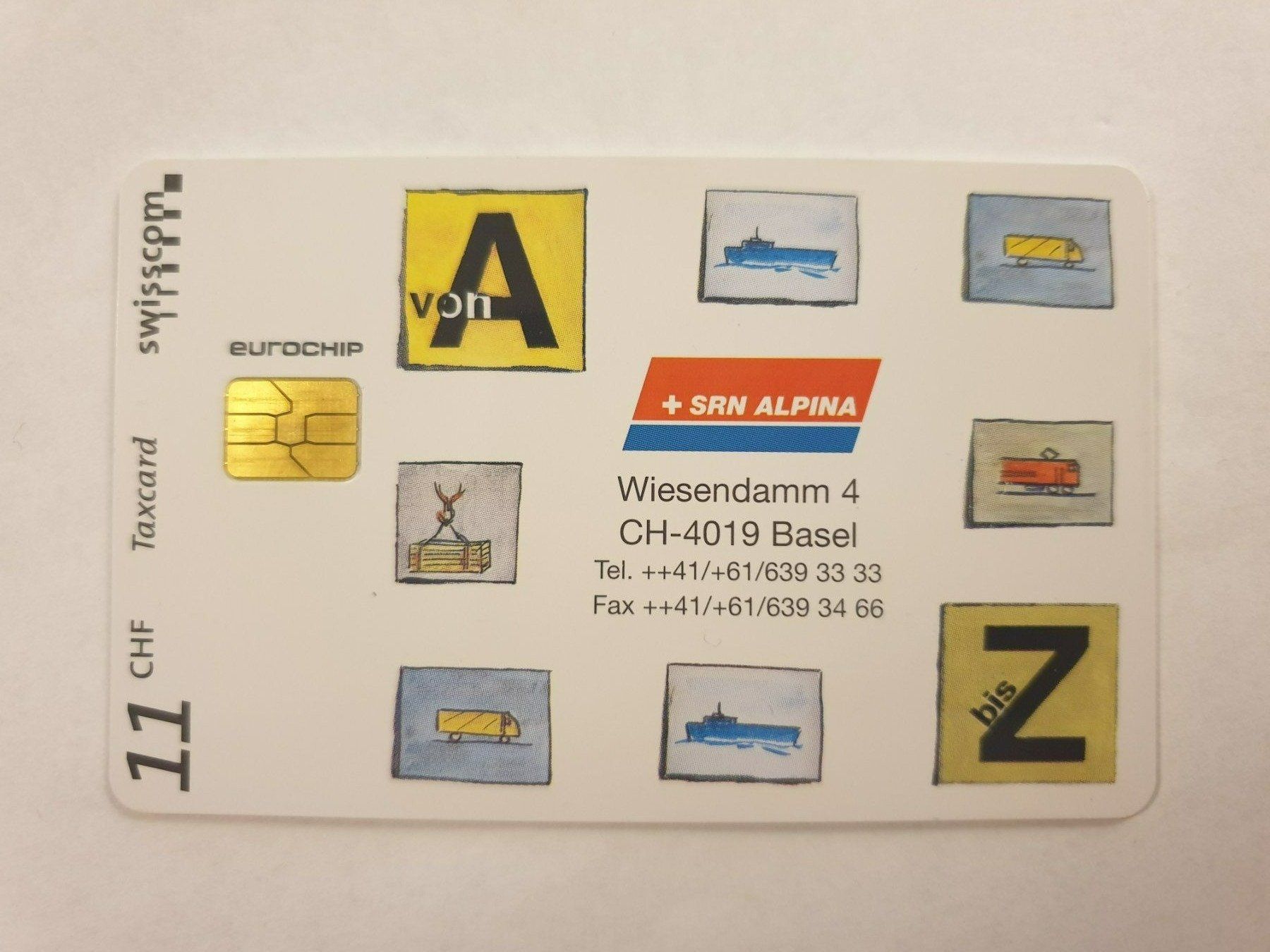 Telefon- & Taxkarten: SRN Alpina – Gebraucht aus Rain von chesz