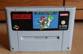 SUPER MARIO WORLD -- Nintendo SNES -- Top Zustand