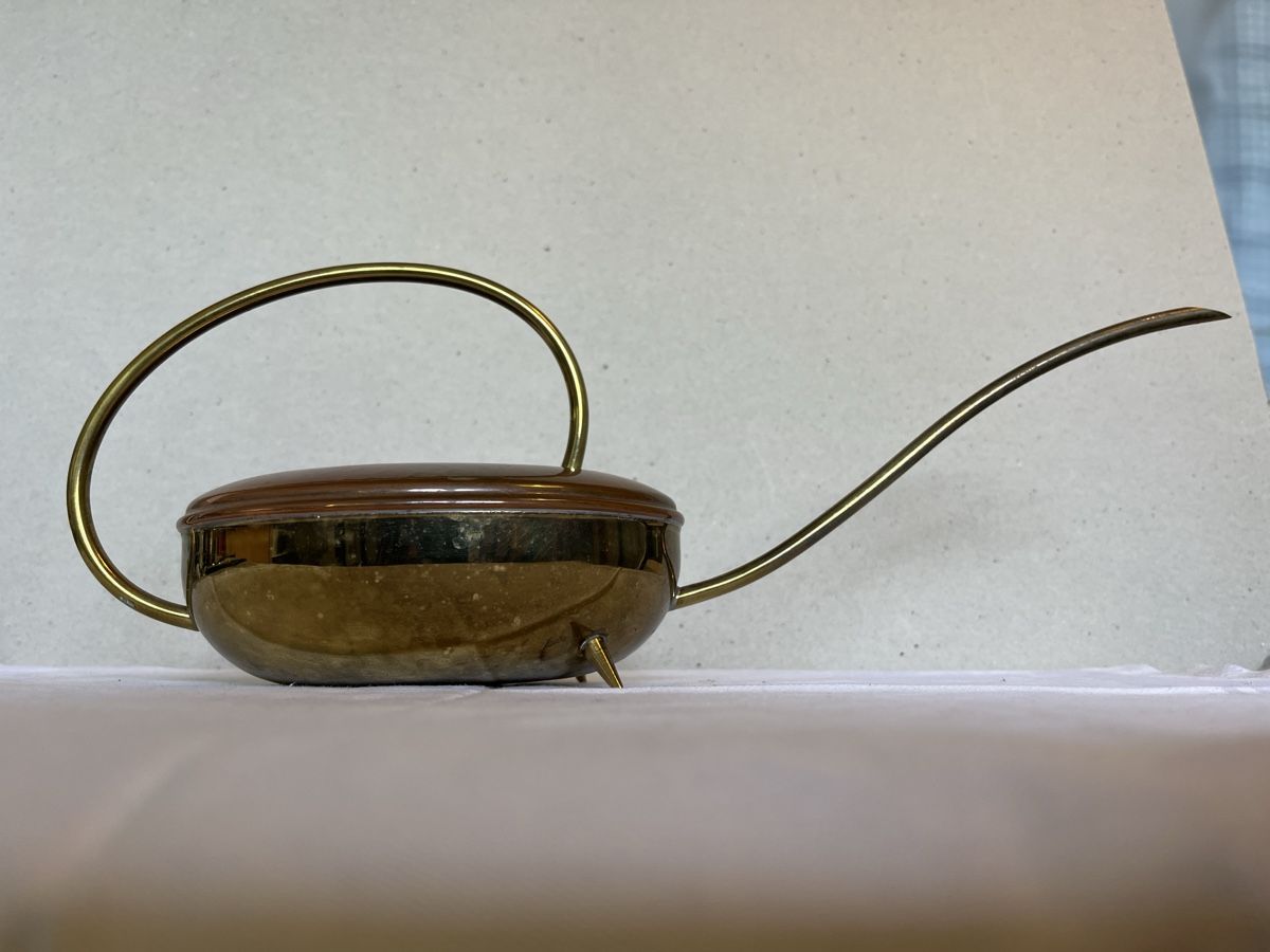 Tutte le decorazioni: Kleine Mid Century Giesskanne Kupfer Messing – Usato da Münchenstein venduto da Sozial_Labor_Brocki 1