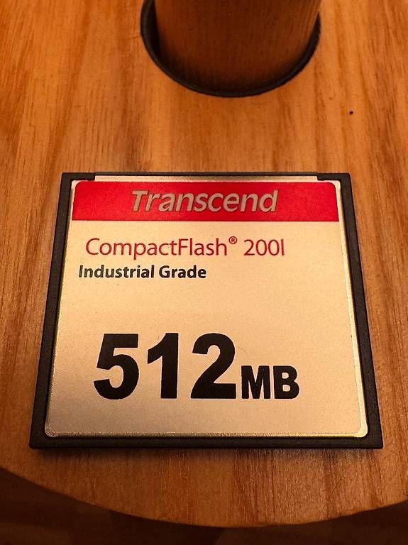 Speicherkarten: Transcend 512MB CompactFlash CF200I (Industrial Grade) – Gebraucht aus Rieden AG von hedgey 1