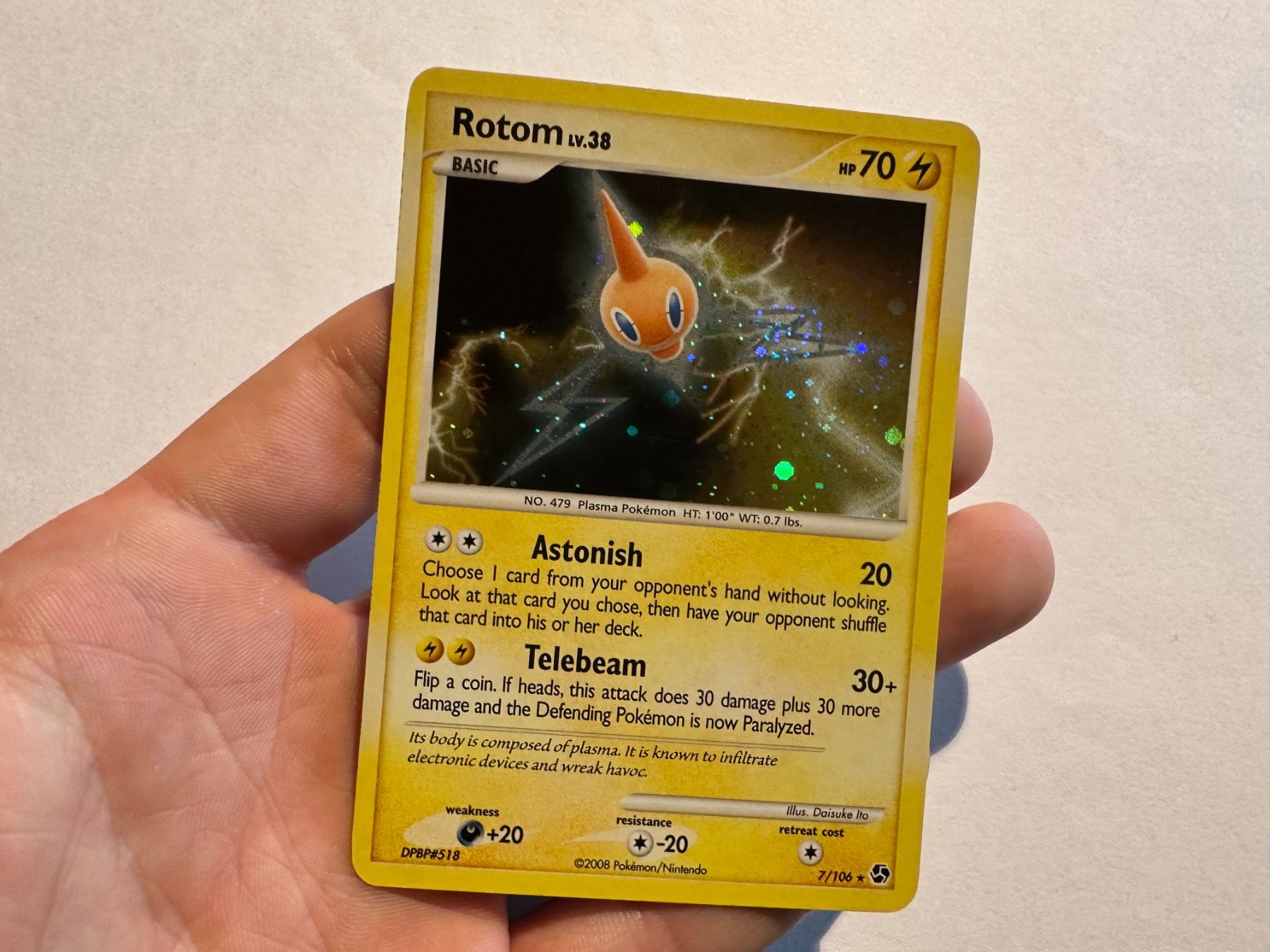 Pokémon Carte collezionabili: Rotom holo D&P Great Encounters EN – Usato da Hagendorn venduto da Pokecollectorch 4